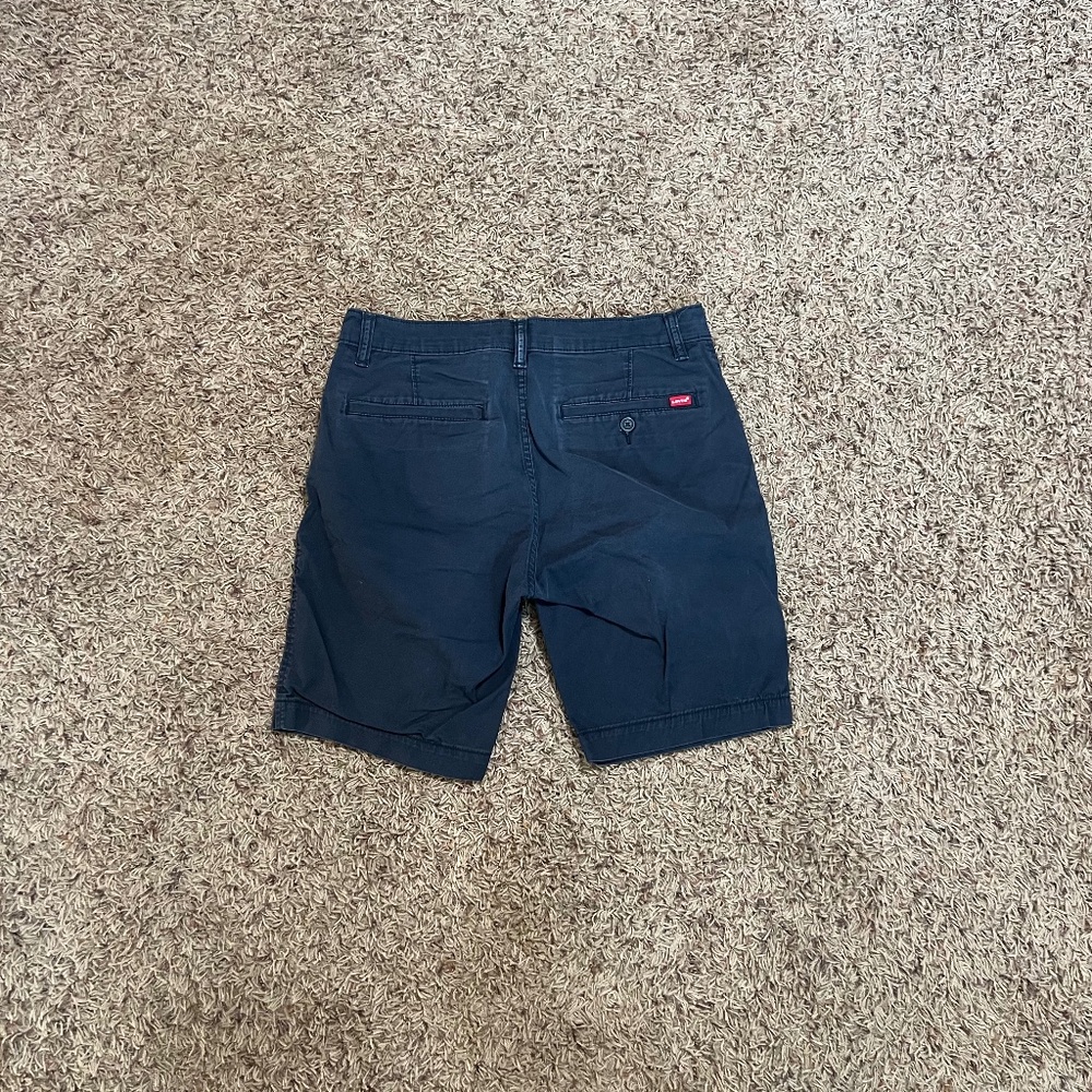 Levi’s XX Chino Navy Blue Stretch Shorts | Cotton Blend | 8.5” Inseam - Picture 3 of 3